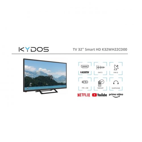Kydos Τηλεόραση 32″ Smart HD K32WH22CD00 2